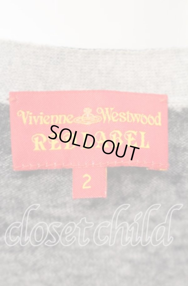 画像5: ヴィヴィアンウエストウッド 中古 / ハートオーブ総柄カーディガン 2 ブラック  O-25-11-16-025-to-YM-OS (5)