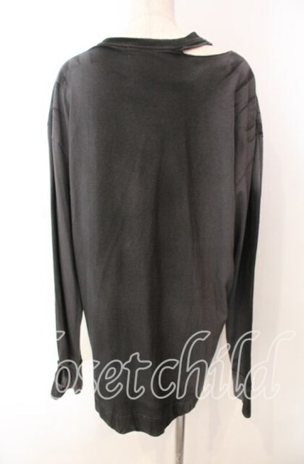 画像4: ヴィヴィアンウエストウッド 中古 / サスティナブルコットン天竺スプレーダイロングスリーブカットソー 00 グレー  O-25-11-16-028-to-YM-OS (4)