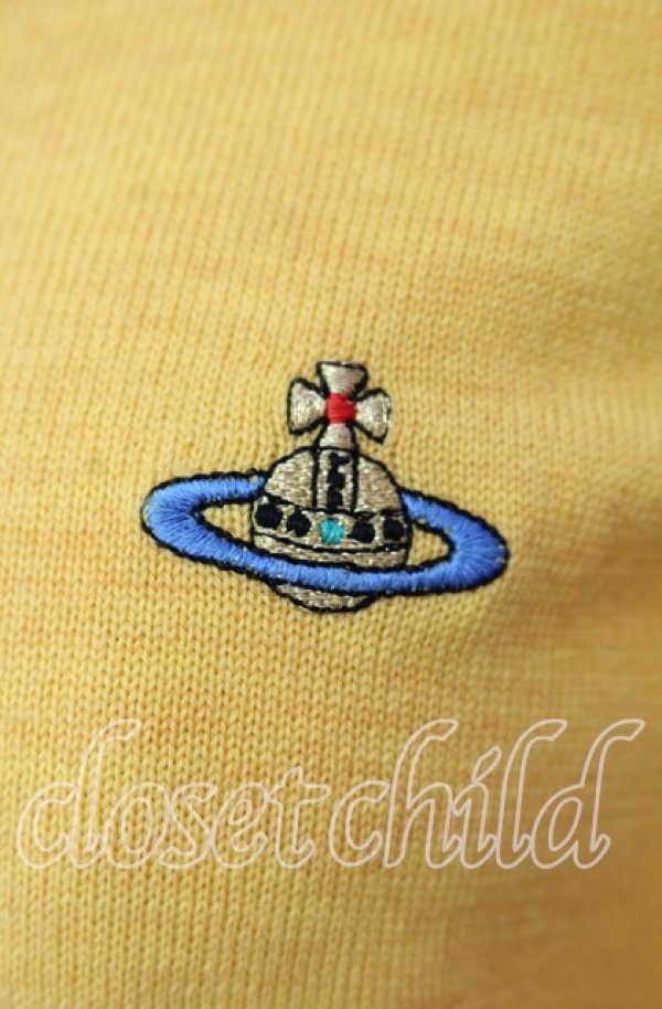 画像3: ヴィヴィアンウエストウッド 中古 / カラーオーブ刺繍カーディガン XS イエロー  O-25-11-16-032-to-YM-OS (3)