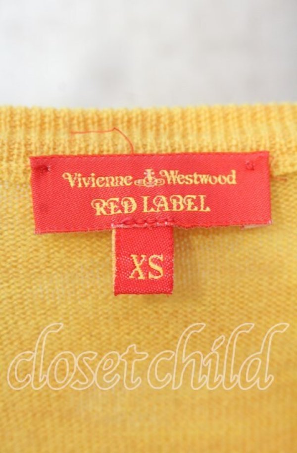 画像6: ヴィヴィアンウエストウッド 中古 / カラーオーブ刺繍カーディガン XS イエロー  O-25-11-16-032-to-YM-OS (6)