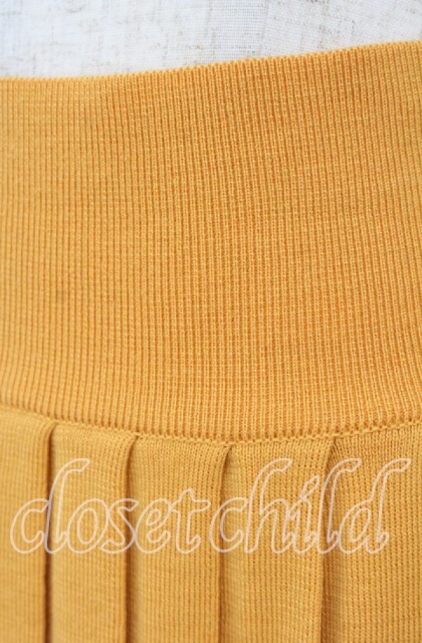 画像2: ヴィヴィアンウエストウッド 中古 / プリーツニットスカート S イエロー  O-25-11-16-033-sk-YM-OS (2)