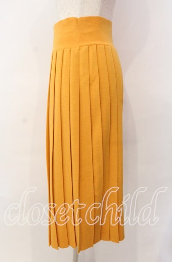 画像3: ヴィヴィアンウエストウッド 中古 / プリーツニットスカート S イエロー  O-25-11-16-033-sk-YM-OS (3)
