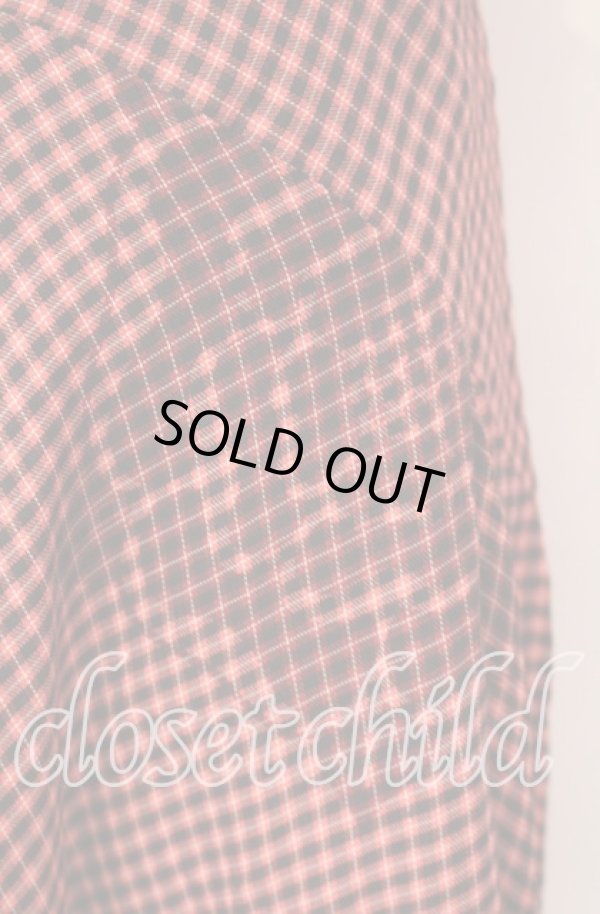 画像2: ヴィヴィアンウエストウッド 中古 / チューダーローズチェックスカート 40 オレンジ  O-25-11-16-034-sk-YM-ZH (2)