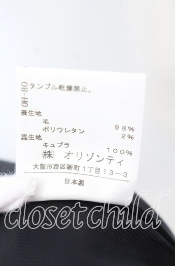 画像6: ヴィヴィアンウエストウッド 中古 / ウールサイドタックスカート 2 ブラック  O-25-11-16-035-sk-YM-OS (6)