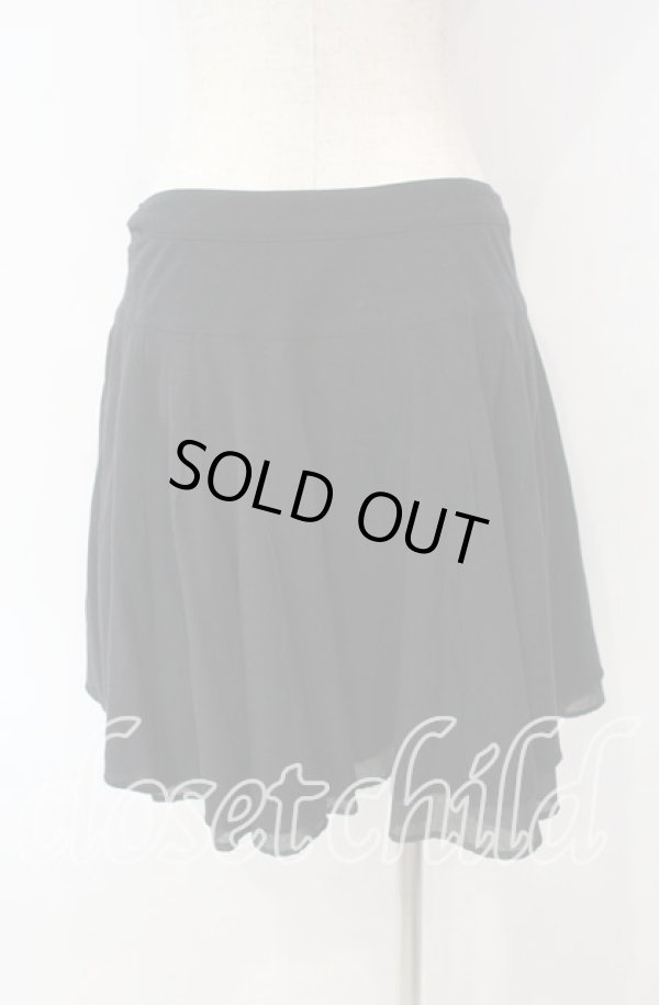 画像3: ヴィヴィアンウエストウッド 中古 / コットンリネンレイヤードスカート 2 ブラック  O-25-11-16-036-sk-YM-OS (3)