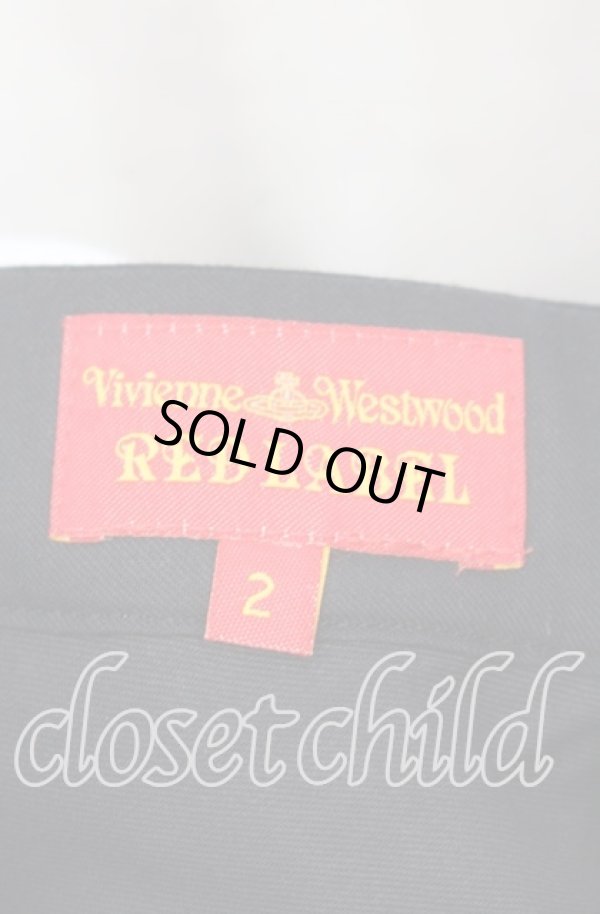 画像5: ヴィヴィアンウエストウッド 中古 / ストレッチコットン切リ替エスカート 2 ブラック  O-25-11-16-037-sk-YM-ZH (5)