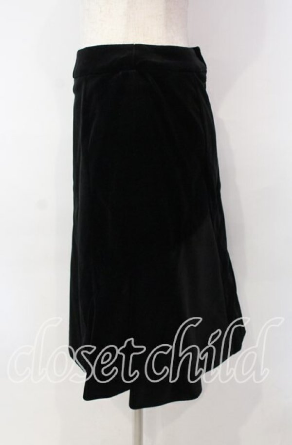 画像2: ヴィヴィアンウエストウッド 中古 / 別珍フレアスカート 2 ブラック  O-25-11-16-038-sk-YM-OS (2)