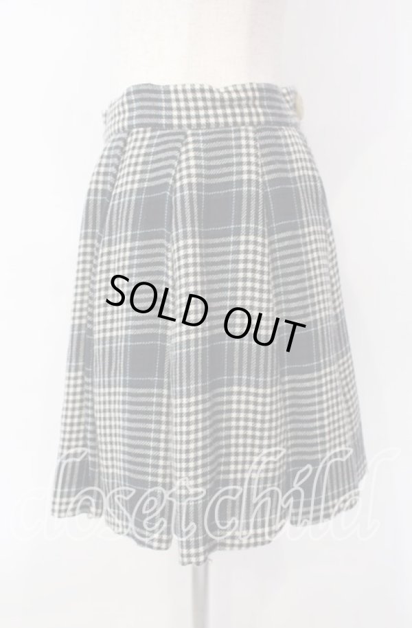 画像3: ヴィヴィアンウエストウッド 中古 / ウールタックチェックスカート 2 グリーンｘブラックｘアイボリー  O-25-11-16-039-sk-YM-OS (3)