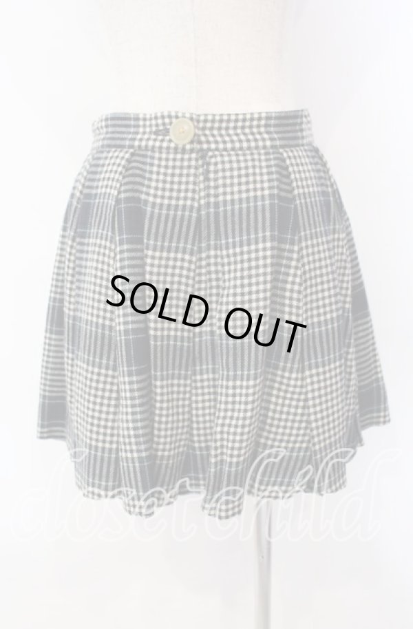 画像4: ヴィヴィアンウエストウッド 中古 / ウールタックチェックスカート 2 グリーンｘブラックｘアイボリー  O-25-11-16-039-sk-YM-OS (4)