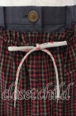 画像2: ヴィヴィアンウエストウッド 中古 / ORB CHECK　ジャガードエプロンスカート　 01 レッドｘグレー  O-25-11-16-040-sk-YM-OS (2)