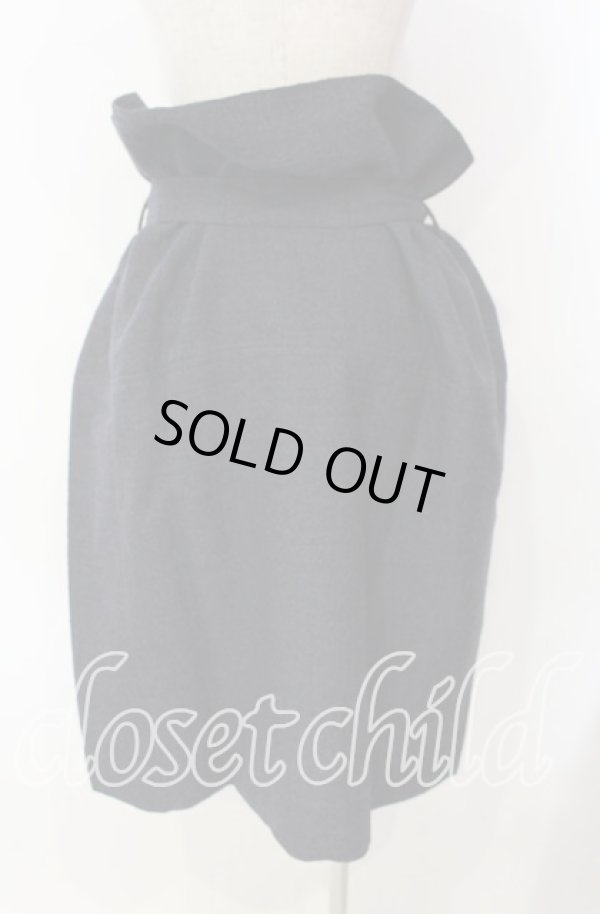 画像4: ANGLOMANIA 中古 / ラップニットスカート 38 ネイビー  O-25-11-16-041-sk-YM-ZH (4)