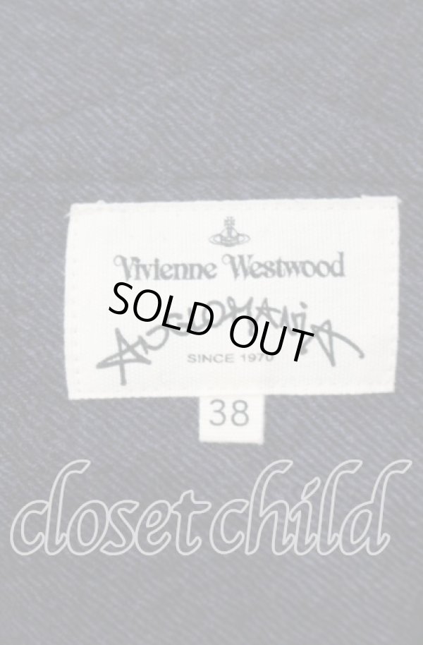 画像5: ANGLOMANIA 中古 / ラップニットスカート 38 ネイビー  O-25-11-16-041-sk-YM-ZH (5)