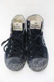 画像2: ヴィヴィアンウエストウッド 中古 / PLIMSOLL HIGH TOP CANVASスニーカー 42 ネイビー  O-25-11-16-042-sh-IG-OS (2)