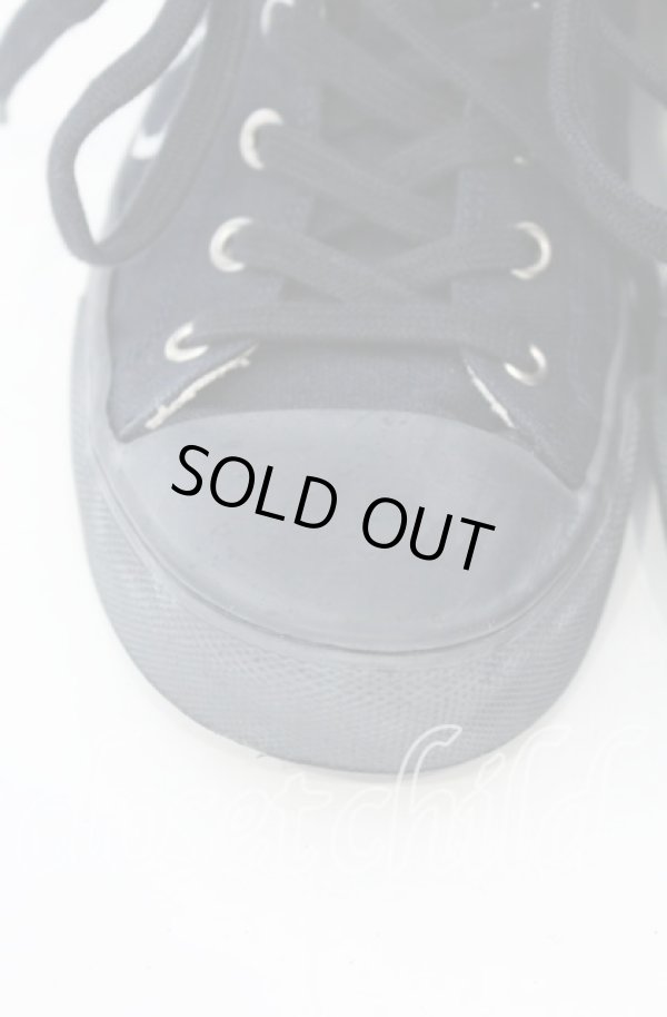 画像3: ヴィヴィアンウエストウッド 中古 / PLIMSOLL HIGH TOP CANVASスニーカー 42 ネイビー  O-25-11-16-042-sh-IG-ZH (3)