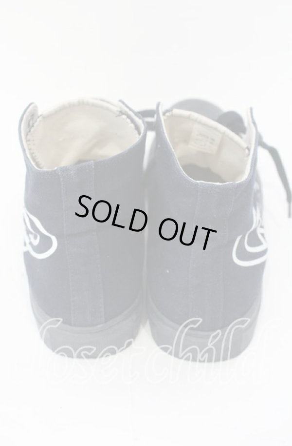 画像5: ヴィヴィアンウエストウッド 中古 / PLIMSOLL HIGH TOP CANVASスニーカー 42 ネイビー  O-25-11-16-042-sh-IG-ZH (5)