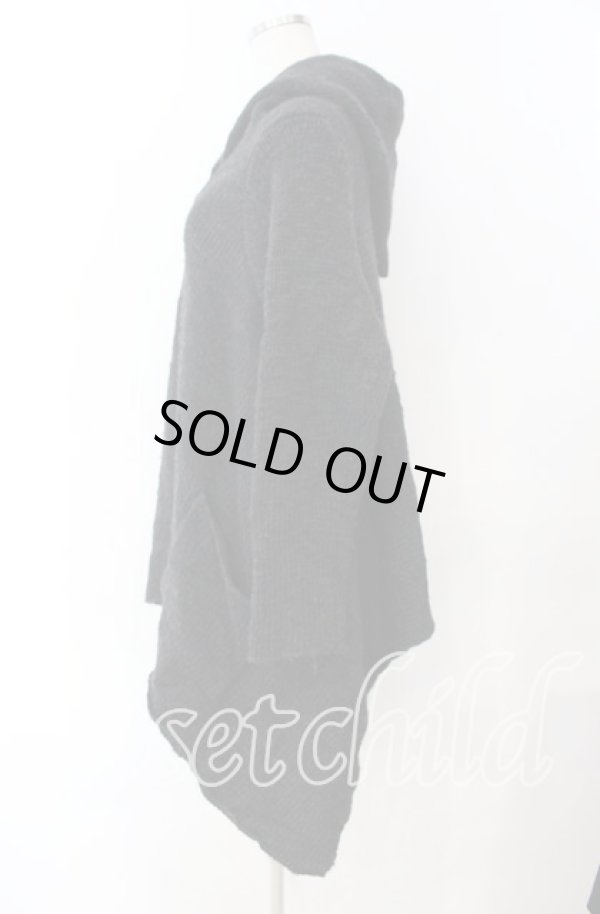 画像3: ヴィヴィアンウエストウッド 中古 / フーデッドニットケープ  ブラック  O-25-11-16-005-co-YM-OS (3)