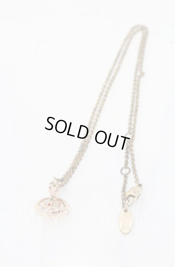 画像4: ヴィヴィアンウエストウッド 中古 / PETITE ORB NECKLACES（プチオーブネックレス）  ピンクゴールド  O-25-11-16-046-nl-YM-OS (4)