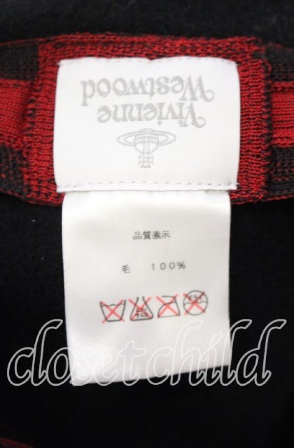 画像6: ヴィヴィアンウエストウッド 中古 / オーブ刺繍ベレー帽子 S-M ブラック  O-25-11-16-050-ha-YM-OS (6)