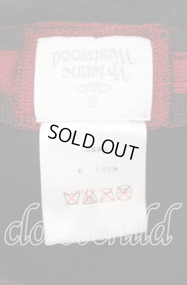 画像6: ヴィヴィアンウエストウッド 中古 / オーブ刺繍ベレー帽子 S-M ブラック  O-25-11-16-050-ha-YM-OS (6)