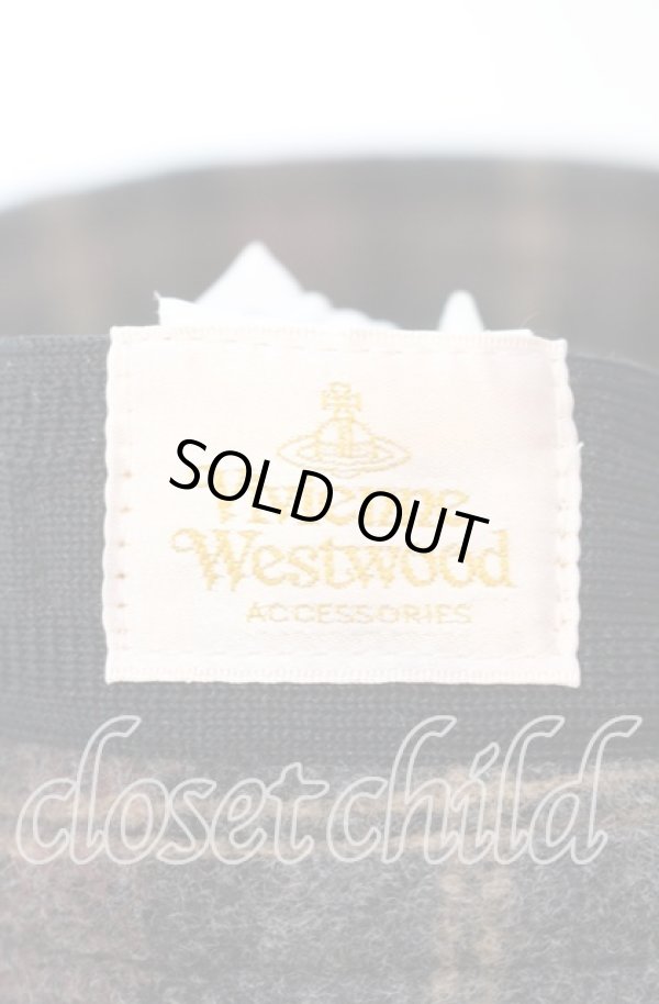 画像6: ヴィヴィアンウエストウッド 中古 / タータンクロッシェ S-M グレー系  O-25-11-16-052-ha-YM-OS (6)