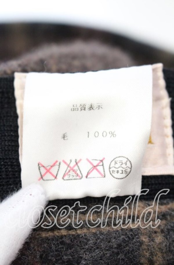 画像7: ヴィヴィアンウエストウッド 中古 / タータンクロッシェ S-M グレー系  O-25-11-16-052-ha-YM-OS (7)