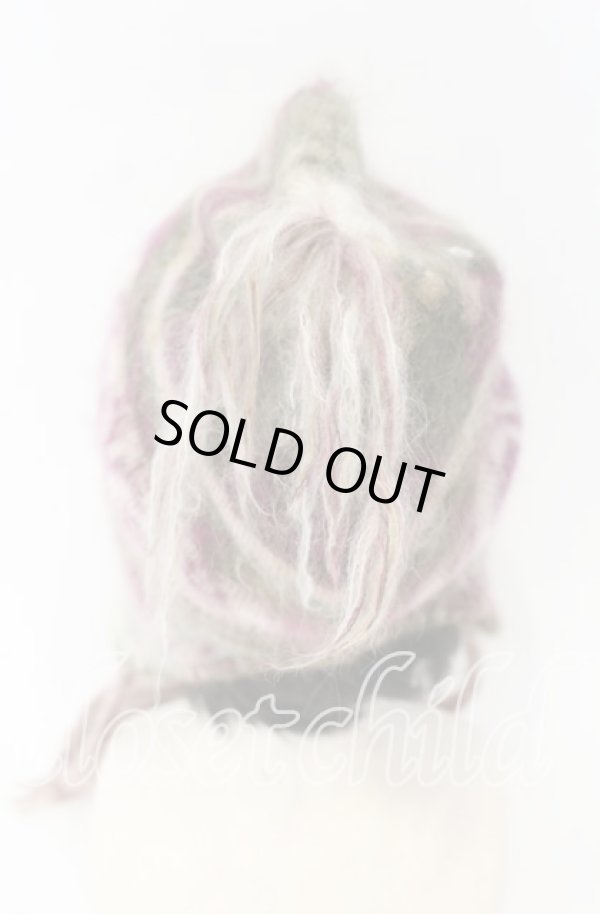 画像4: ヴィヴィアンウエストウッド 中古 / ジャガードニットワッチ  カーキ系  O-25-11-16-053-ha-YM-ZH (4)