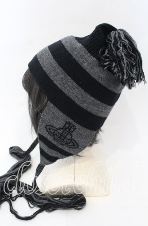 画像3: ヴィヴィアンウエストウッド 中古 / ORBフラップ付ワッチ  ブラック  O-25-11-16-054-ha-YM-OS (3)