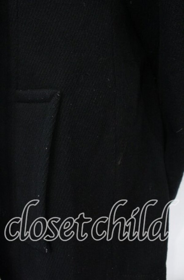 画像3: ヴィヴィアンウエストウッド 中古 / ニットカラーコート 1 ブラック  O-25-11-16-006-co-IG-OS (3)