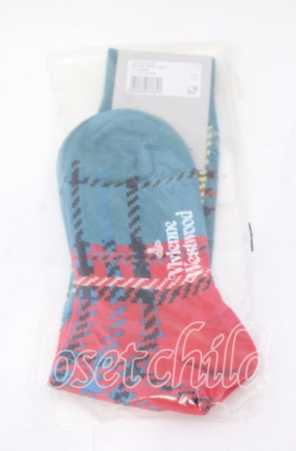 画像3: ヴィヴィアンウエストウッド 中古 / マックアンディタータンソックス  マルチ  O-25-11-16-055-gd-YM-OS (3)