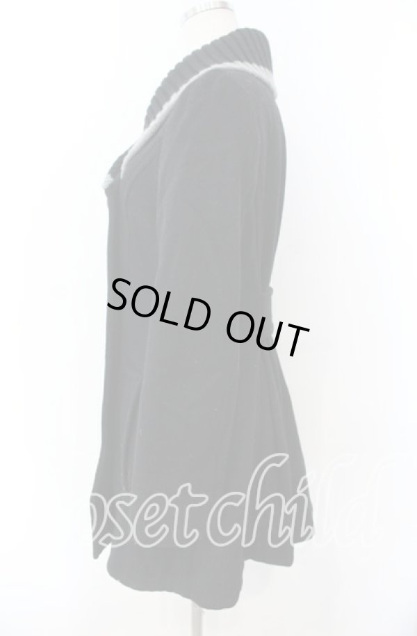 画像4: ヴィヴィアンウエストウッド 中古 / ニットカラーコート 1 ブラック  O-25-11-16-006-co-IG-ZH (4)