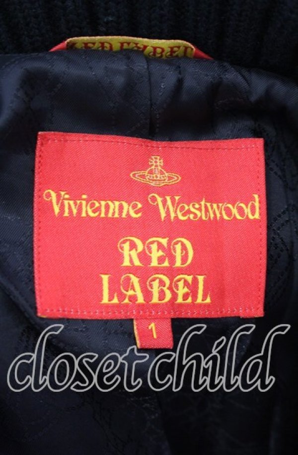 画像6: ヴィヴィアンウエストウッド 中古 / ニットカラーコート 1 ブラック  O-25-11-16-006-co-IG-OS (6)