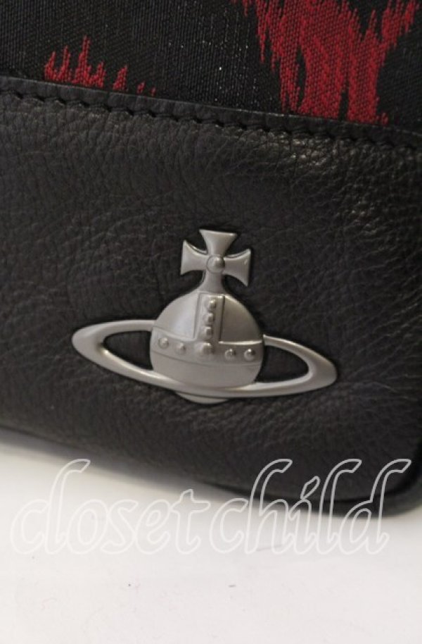 画像3: ヴィヴィアンウエストウッド 中古 / テクノレオショルダーバッグ  レッドｘブラック  O-25-11-16-068-ba-YM-OS (3)