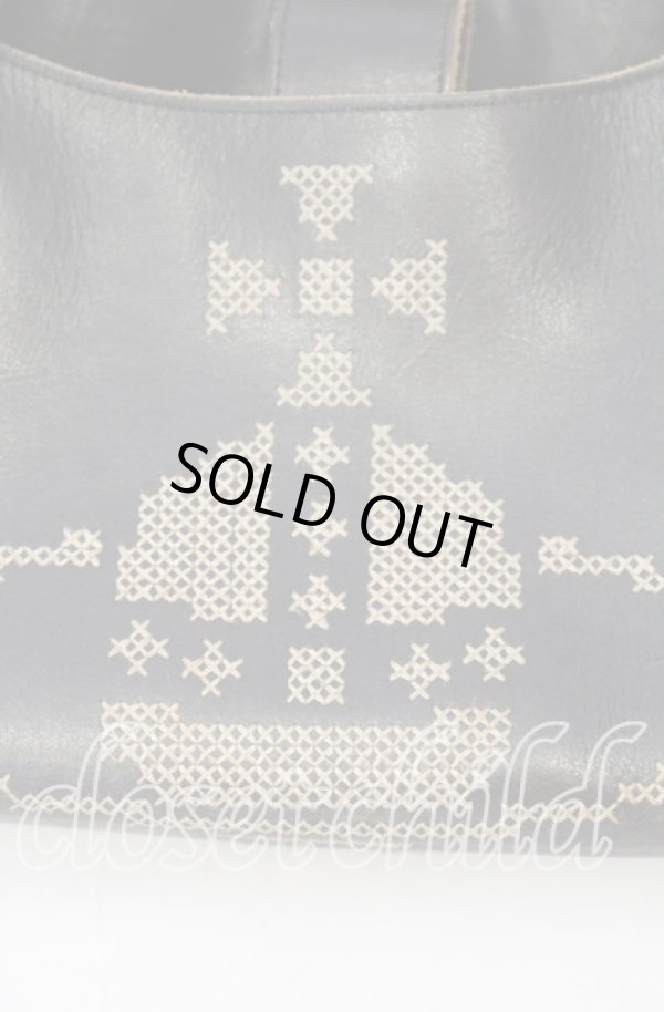 画像2: ヴィヴィアンウエストウッド 中古 / CROSS ORBバッグ  ブラック  O-25-11-16-070-ba-YM-OS (2)