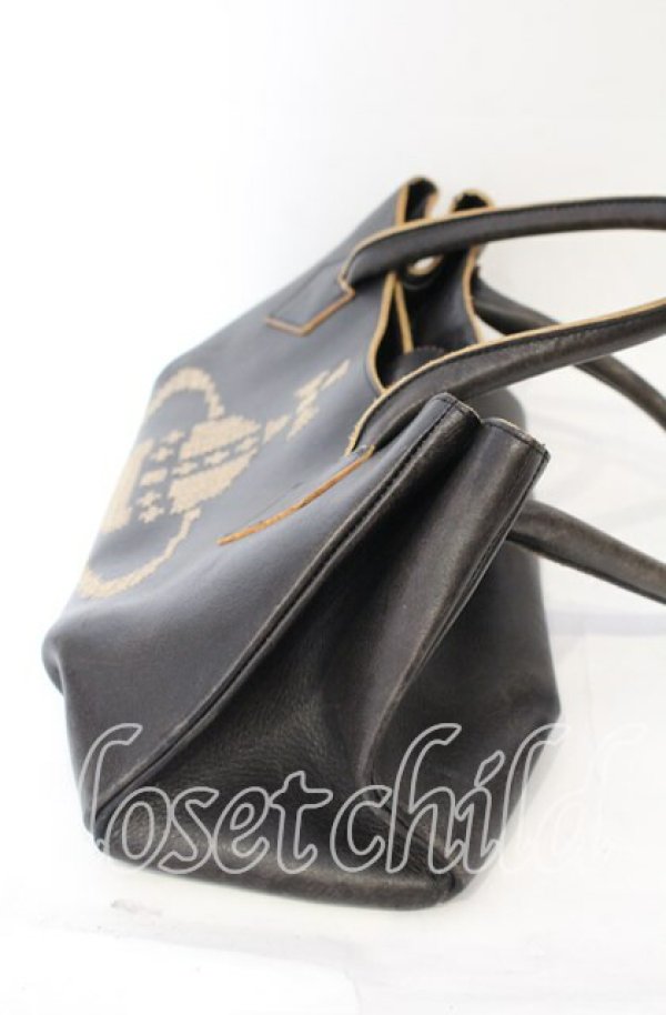 画像3: ヴィヴィアンウエストウッド 中古 / CROSS ORBバッグ  ブラック  O-25-11-16-070-ba-YM-OS (3)