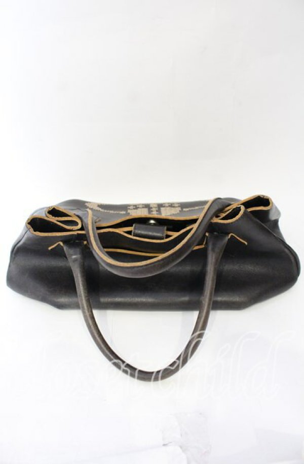 画像4: ヴィヴィアンウエストウッド 中古 / CROSS ORBバッグ  ブラック  O-25-11-16-070-ba-YM-OS (4)