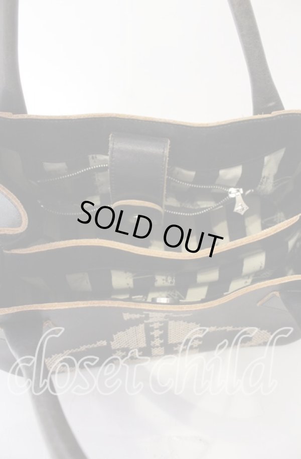 画像5: ヴィヴィアンウエストウッド 中古 / CROSS ORBバッグ  ブラック  O-25-11-16-070-ba-YM-OS (5)