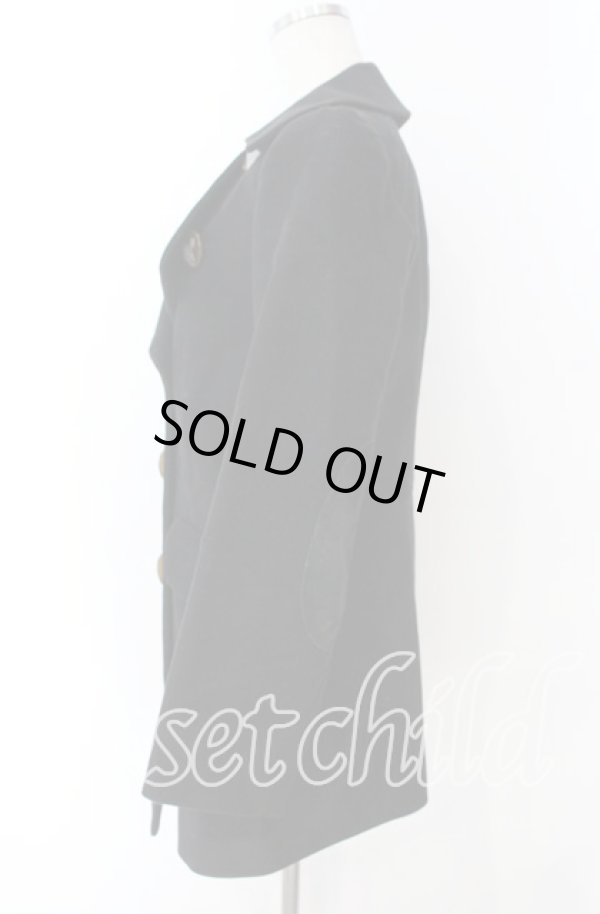 画像3: ヴィヴィアンウエストウッド 中古 / カウスウェードパッチワークダブルコート 3 ブラック  O-25-11-16-007-co-YM-OS (3)