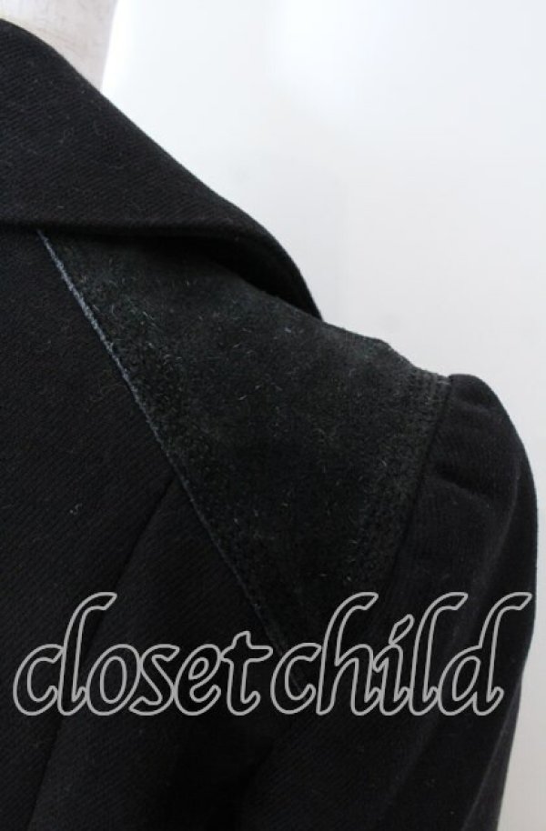 画像5: ヴィヴィアンウエストウッド 中古 / カウスウェードパッチワークダブルコート 3 ブラック  O-25-11-16-007-co-YM-OS (5)