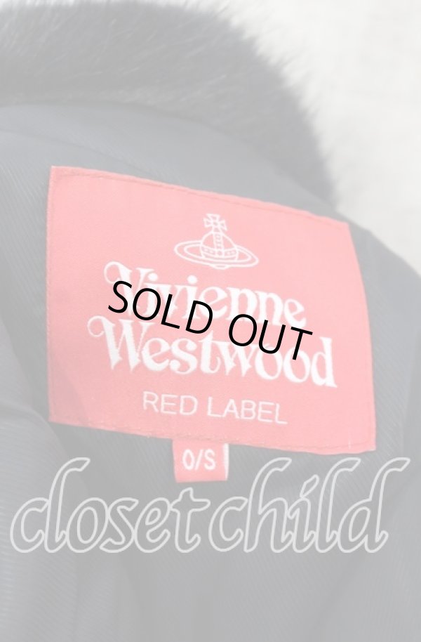 画像5: ヴィヴィアンウエストウッド 中古 / エコファーラブコート 00 ブラック  O-25-11-16-009-co-YM-ZH (5)