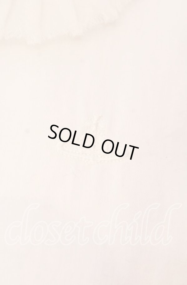 画像2: ヴィヴィアンウエストウッド 中古 / ガーゼプリーツ襟コットンブラウス 2 ホワイト  O-25-11-16-012-bl-YM-OS (2)