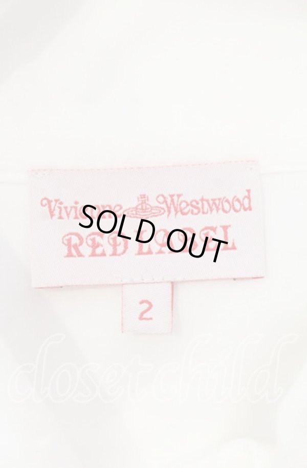 画像6: ヴィヴィアンウエストウッド 中古 / ガーゼプリーツ襟コットンブラウス 2 ホワイト  O-25-11-16-012-bl-YM-OS (6)