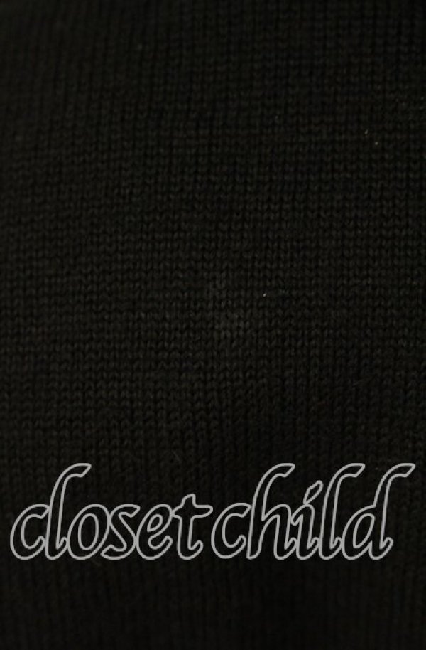 画像3: ヴィヴィアンウエストウッド 中古 / ハートフリルニットカーディガン 2 ブラック  O-25-11-16-013-to-YM-OS (3)