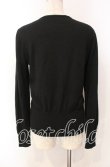 画像5: ヴィヴィアンウエストウッド 中古 / ハートフリルニットカーディガン 2 ブラック  O-25-11-16-013-to-YM-OS (5)