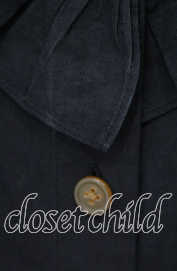 画像3: ヴィヴィアンウエストウッド 中古 / タイプライターワッシャーラブフリルシャツドレス 00 ブラック  O-25-11-16-014-op-YM-OS (3)