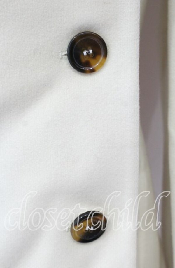 画像2: ヴィヴィアンウエストウッド 中古 / アシンメトリーコート 40 ホワイト  O-25-11-16-002-co-YM-OS (2)