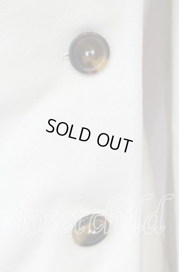 画像2: ヴィヴィアンウエストウッド 中古 / アシンメトリーコート 40 ホワイト  O-25-11-16-002-co-YM-ZH (2)