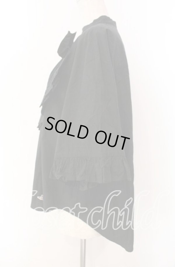 画像5: ヴィヴィアンウエストウッド 中古 / タイプライターハートフリルブラウス 00 ブラック  O-25-11-16-015-bl-YM-OS (5)