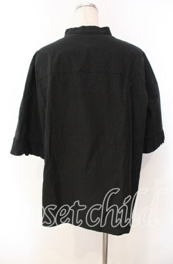 画像6: ヴィヴィアンウエストウッド 中古 / タイプライターハートフリルブラウス 00 ブラック  O-25-11-16-015-bl-YM-OS (6)