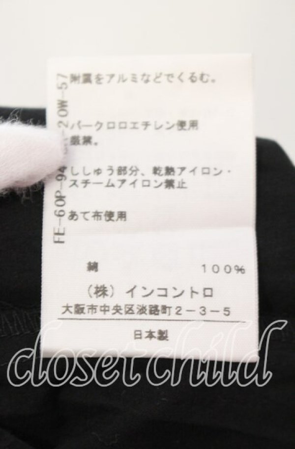 画像8: ヴィヴィアンウエストウッド 中古 / タイプライターハートフリルブラウス 00 ブラック  O-25-11-16-015-bl-YM-OS (8)