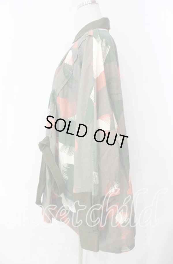 画像4: ヴィヴィアンウエストウッド MAN 中古 / CAMOUFLAGE SQUARE SHIRT（カモフラージュスクエアシャツ）ジャケット  モス  O-25-11-23-002-jc-YM-ZH (4)